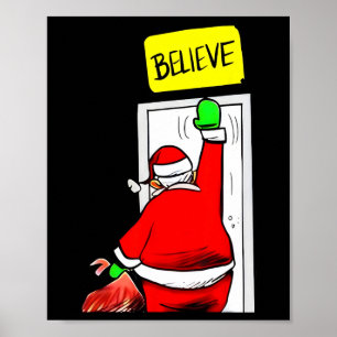 Poster Papais noeis acreditam no Natal