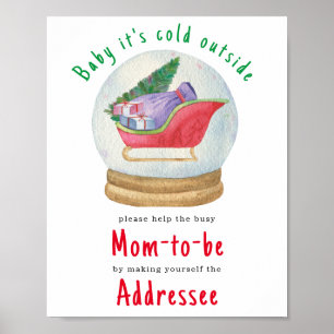 Poster Papais noeis adormecidos - Mãe para ser destinatár
