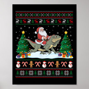 Poster Papais noeis Andando Iguana Meninas Crianças Feias