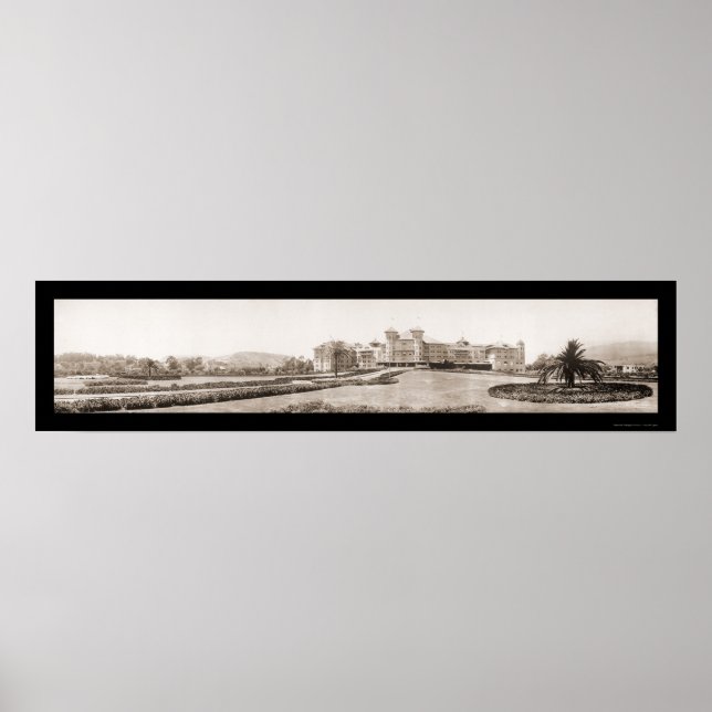 Poster Papais noeis Barbara CA Hotel Potter Foto 1909 (Frente)