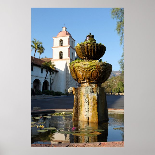Poster Papais noeis Barbara Mission Fountain (Frente)