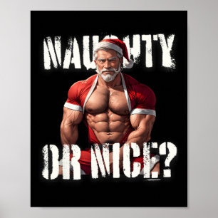 Poster Papais noeis Bonitos Do Urso Muscular Do Pai gay X