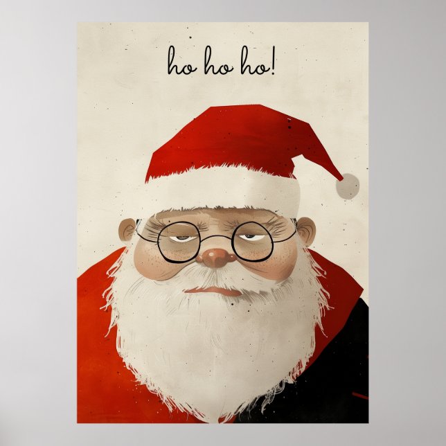 Poster Papais noeis Cansados (Frente)
