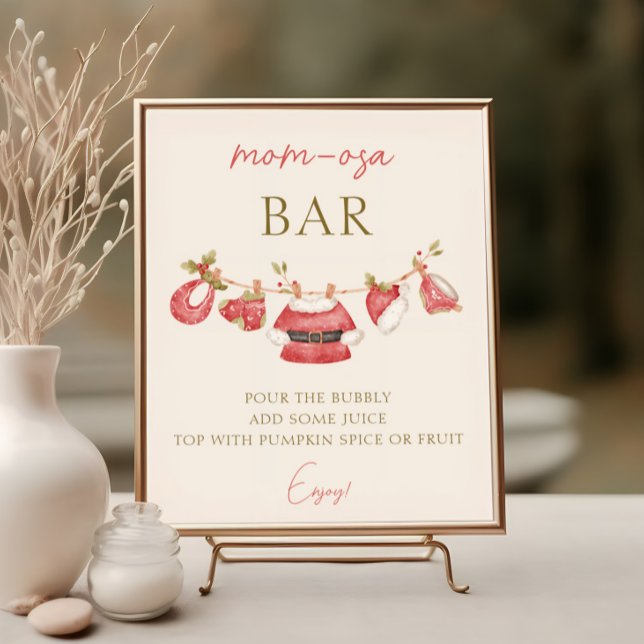 Poster Papais noeis, Chá de fraldas de Nenê, Bar Momosa (Criador carregado)