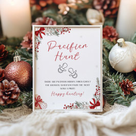 Poster Papais noeis Chá de fraldas o Sinal de Caça Pacifi