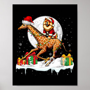 Poster Papais noeis Chow Chow Andando Girafa Dono de Nata