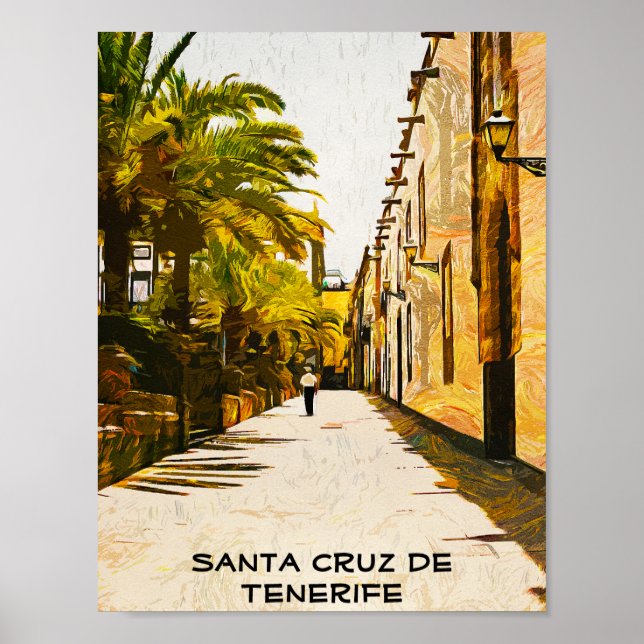 Poster Papais noeis Cruz de Tenerife (Frente)