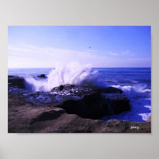 Poster Papais noeis Cruz Seashore (Frente)