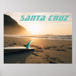 Poster Papais noeis Cruz surfboard