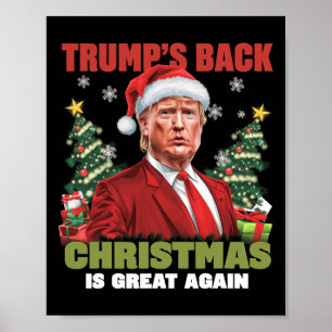 Poster Papais noeis Dança de Trump Tornem o Excelente de