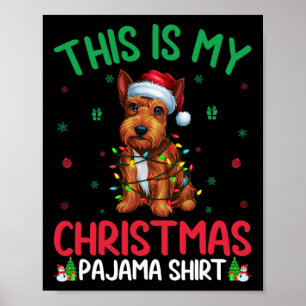 Poster Papais noeis de Árvore de Xmas escocesa Terrier Do