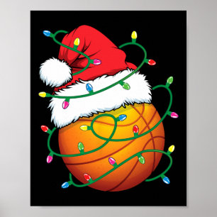 Poster Papais noeis De Bola Esportiva De Basquete Meninos