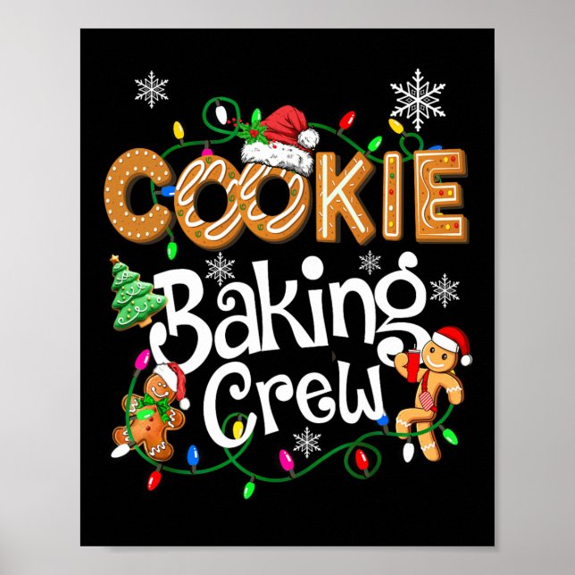 Poster Papais noeis de Cozinhar da Tripulação de Cookie G (Frente)