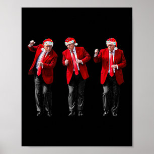 Poster Papais noeis de dança de salto de Natal Dança de s