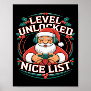 Poster Papais noeis De Jogo De Jogo Xm De Lista Legal