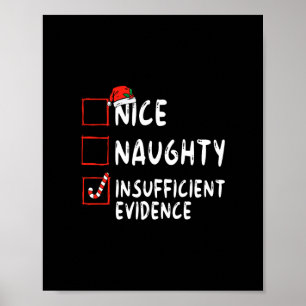Poster papais noeis de natal de evidências inadequadas
