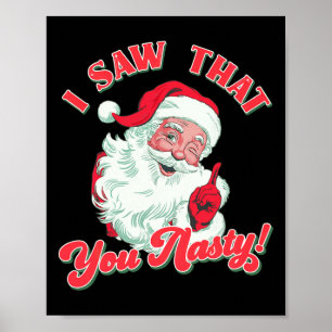 Poster Papais noeis De Natal Eu Vi Que Vocês Papais noeis