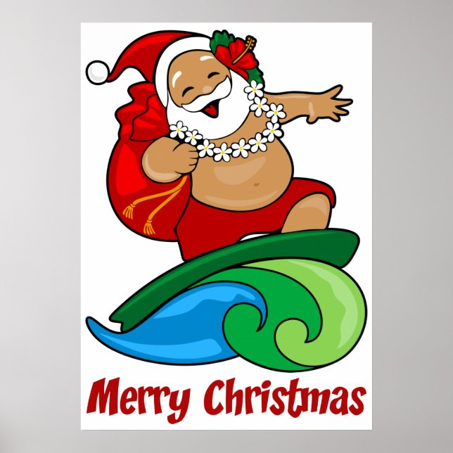 Poster Papais noeis de Natal Feliz (Frente)
