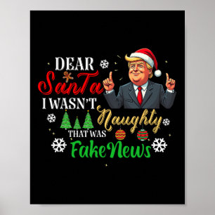 Poster Papais noeis de Natal Notícias falsas Engraçadas X