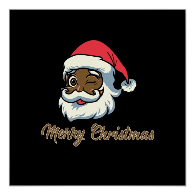 Pôster Papais noeis de presente do Natal Feliz Natal (Frente)