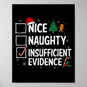 Poster Papais noeis De Provas Insuficientes De Natal Nice
