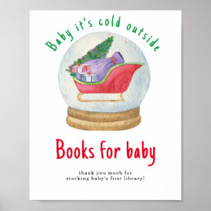Poster Papais noeis de trenó - Livros para bebê
