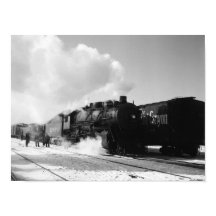 Papais noeis do comboio de mercadorias Fe que sai 