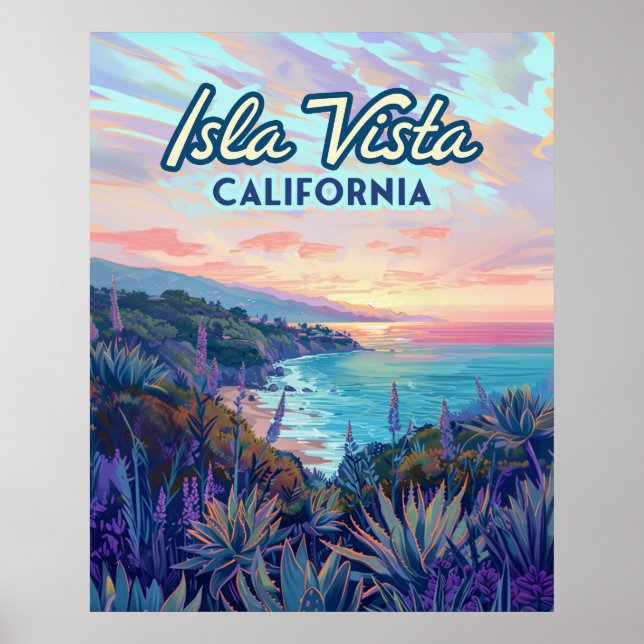 Poster Papais noeis do Vista California Barbara Goleta Co (Frente)