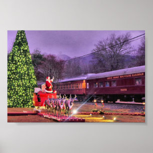 Poster Papais noeis e o Polar Express