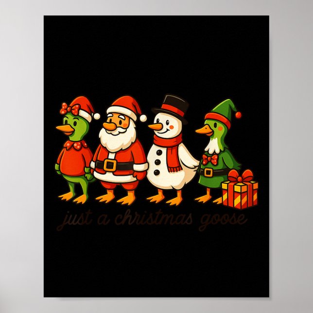 Poster Papais noeis Engraçados Ganham Snowman Apenas Um G (Frente)