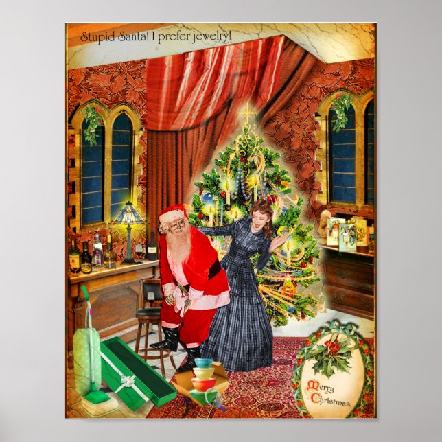 Poster Papais noeis estúpidos! Eu prefiro joias:/ (Frente)