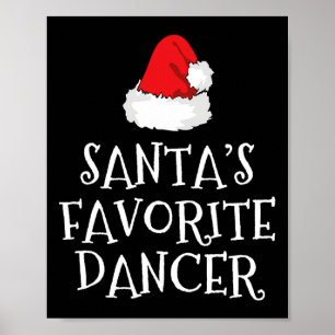 Poster Papais noeis Favoritos Dancer Natal Engraçado Danc