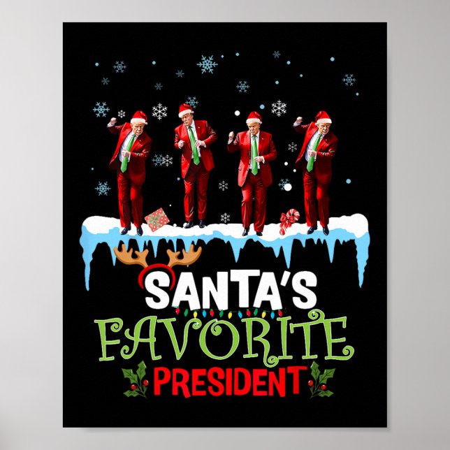 Poster Papais noeis Favoritos Papais noeis Trump Dance En (Frente)