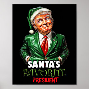 Poster Papais noeis Favoritos Presidente Engraçado Trump 