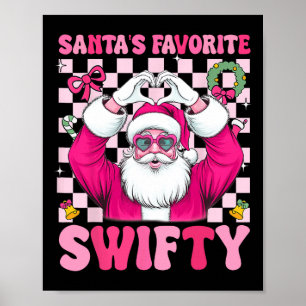 Poster Papais noeis Favoritos Swifty Felry Groovy Xma