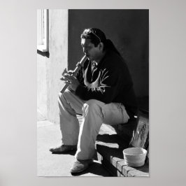 Pôster Papais noeis Fe Flutist