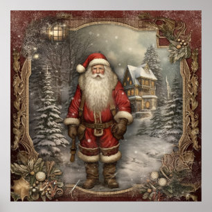 Poster Papais noeis Festivos de Natal