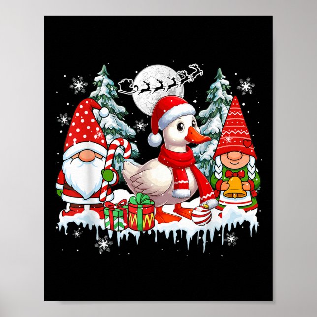 Poster Papais noeis Gnomos casais Ganham Árvores de Natal (Frente)