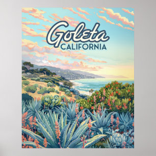 Poster Papais noeis Goleta California Barbara Isla Vista