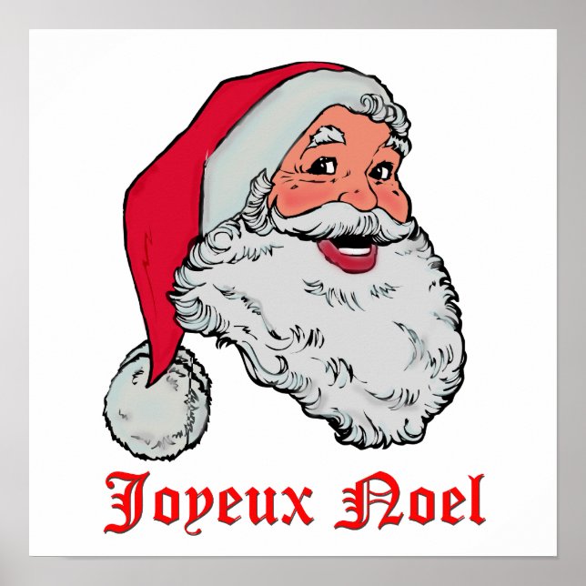 Pôster Papais noeis Joyeux Noel (Frente)