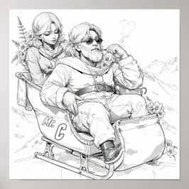 Poster Papais noeis legal e Elf