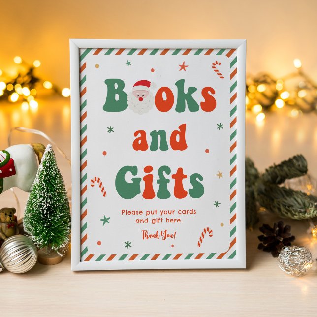 Poster Papais noeis Livros de Chás de fraldas de Natal pa (Criador carregado)