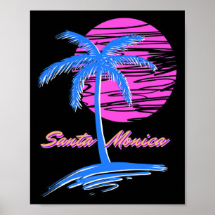 Poster Papais noeis Monica Beach Ulun 80s Estética Vaporw