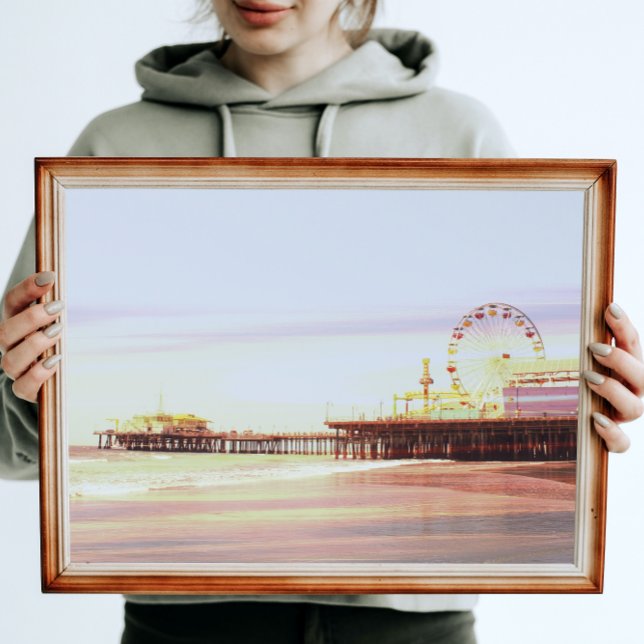 Poster Papais noeis Monica Pier Sunrise (Criador carregado)