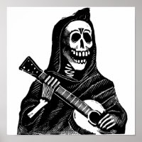 Papais noeis Muerte (Mexicano Grim Reaper) Tocando