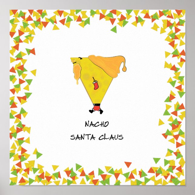 Poster Papais noeis Nacho com Chips (Frente)