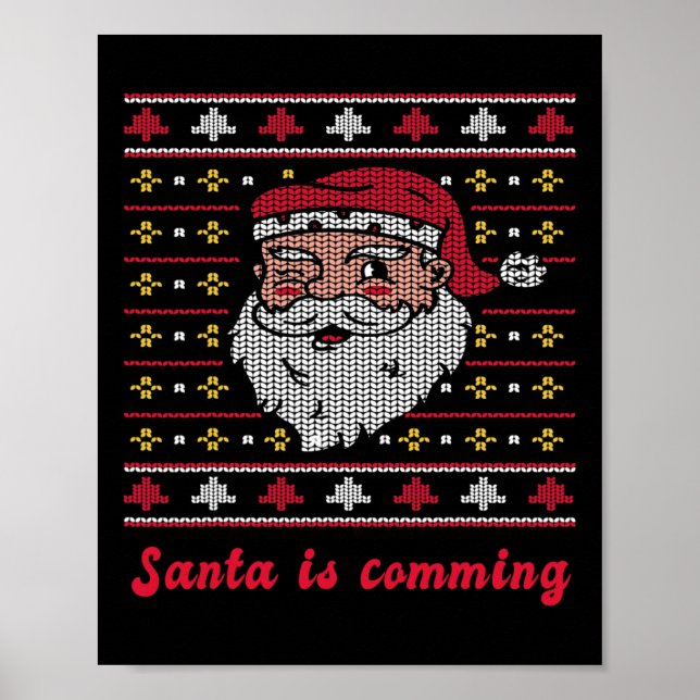 Poster Papais noeis vem no Natal (Frente)