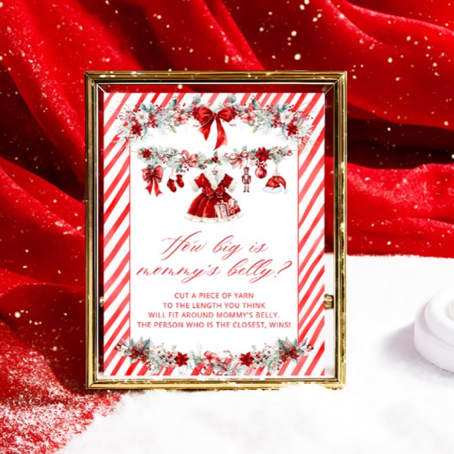 Poster Papais noeis Vermelho bebê Como grande é a Mamãe (Criador carregado)