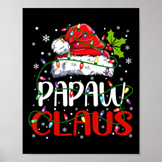 Poster Papaw Claus Papais noeis de Natal Correspondentes  (Frente)