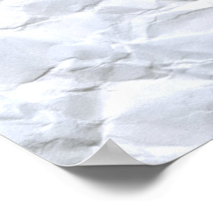 Pôster Papel amarrotado